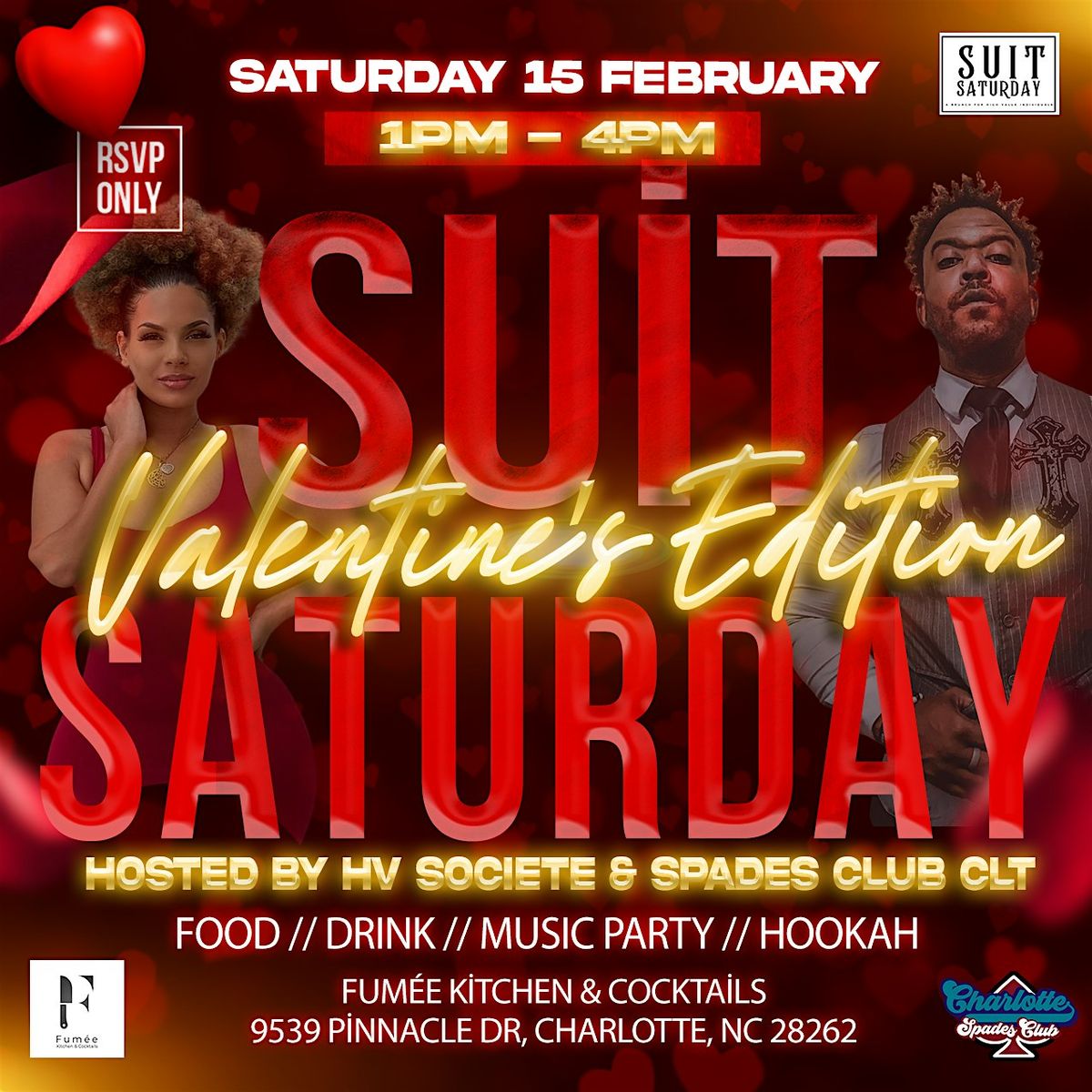 Suit Saturday - Valentine's Weekend Day Party