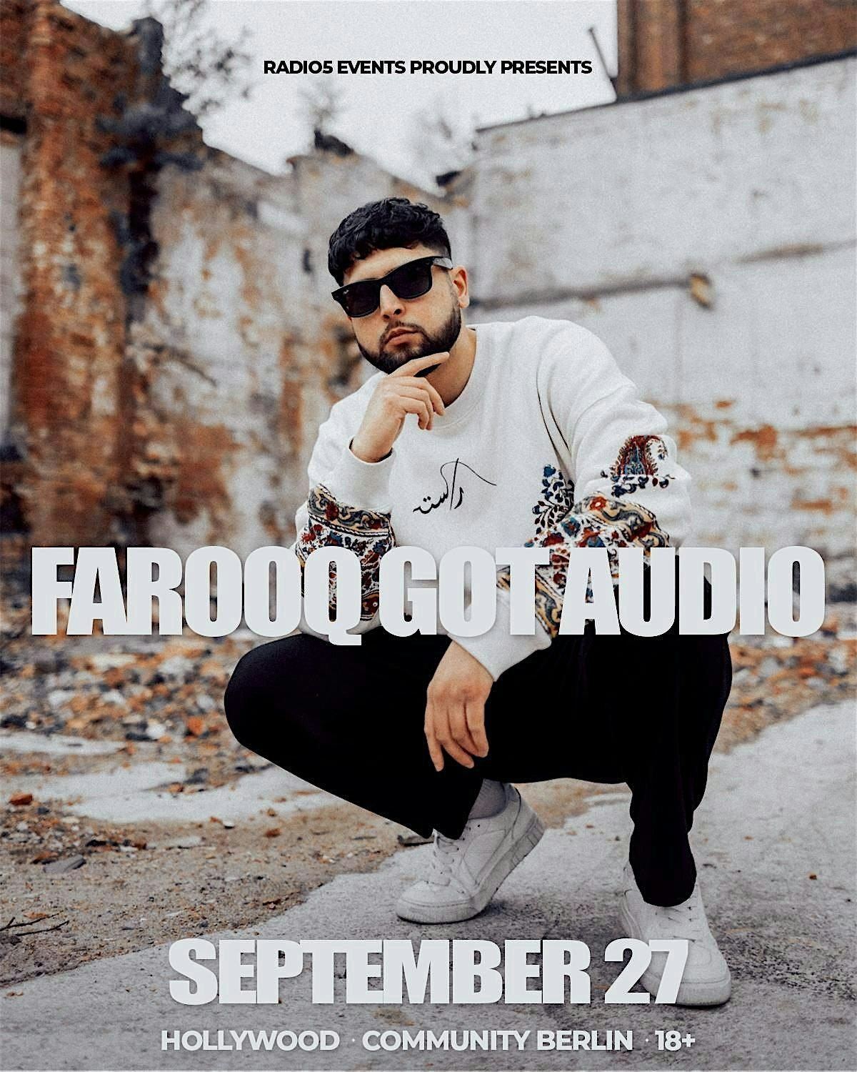FAROOQ GOT AUDIO LIVE IN LA ON SEPT 27TH! LA'S BIGGEST BOLLYWOOD NIGHT!