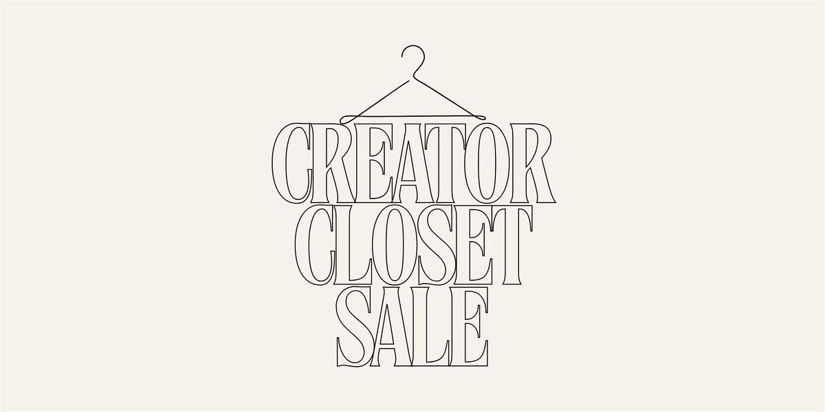 Creator Closet Sale