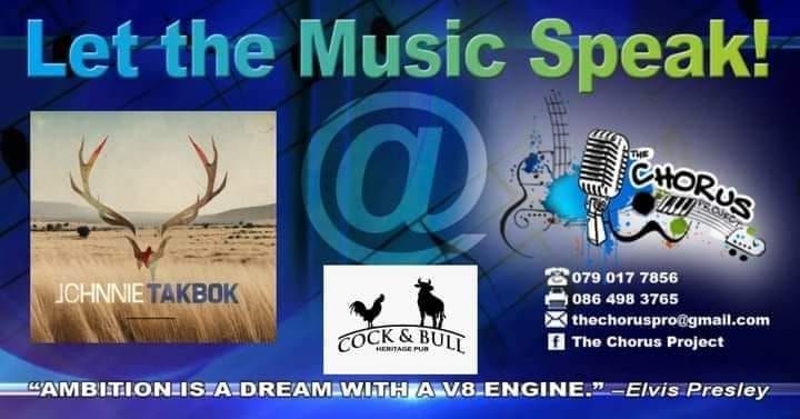 Johnnie Takbok live at Cock & Bull Heritage Pub, Vanderbijlpark