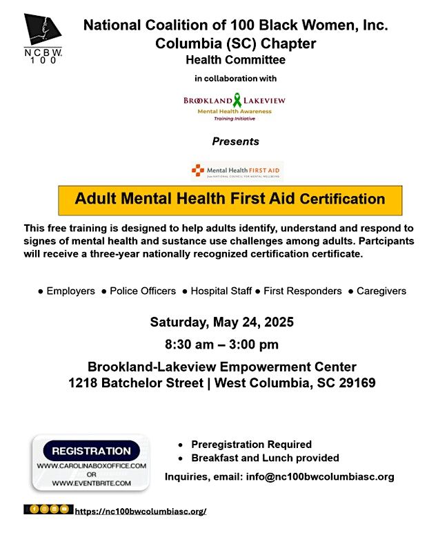 Adult Mental Health First Aid