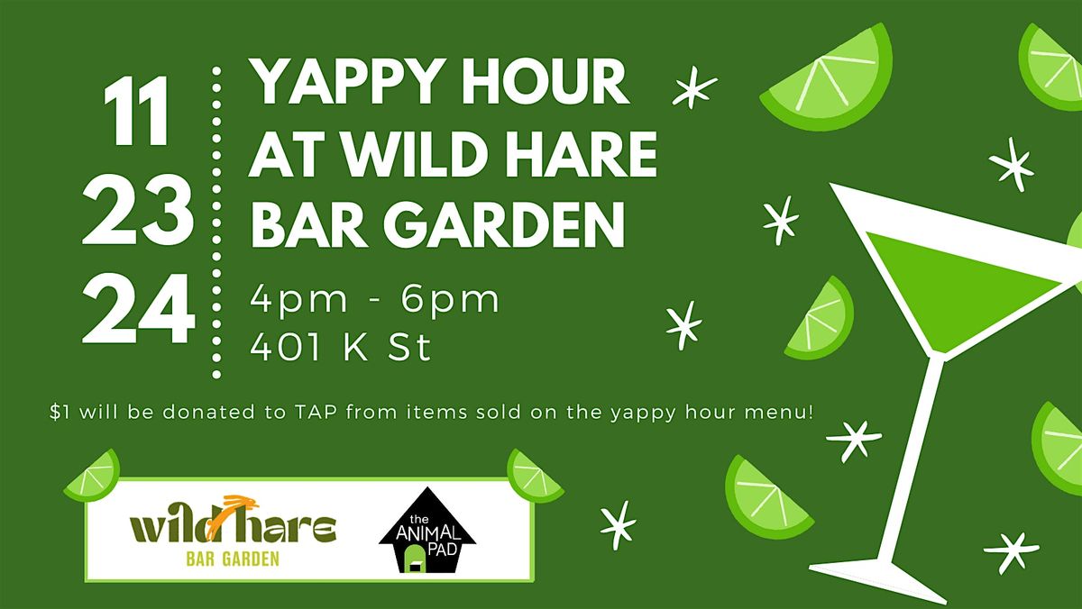 Yappy Hour at Wild Hare