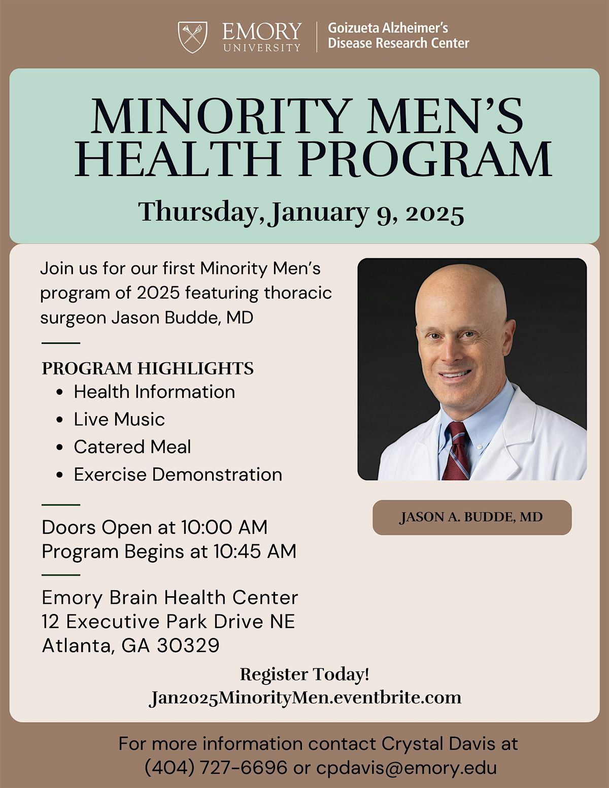 Minority Men's Health Program | January 9, 2024