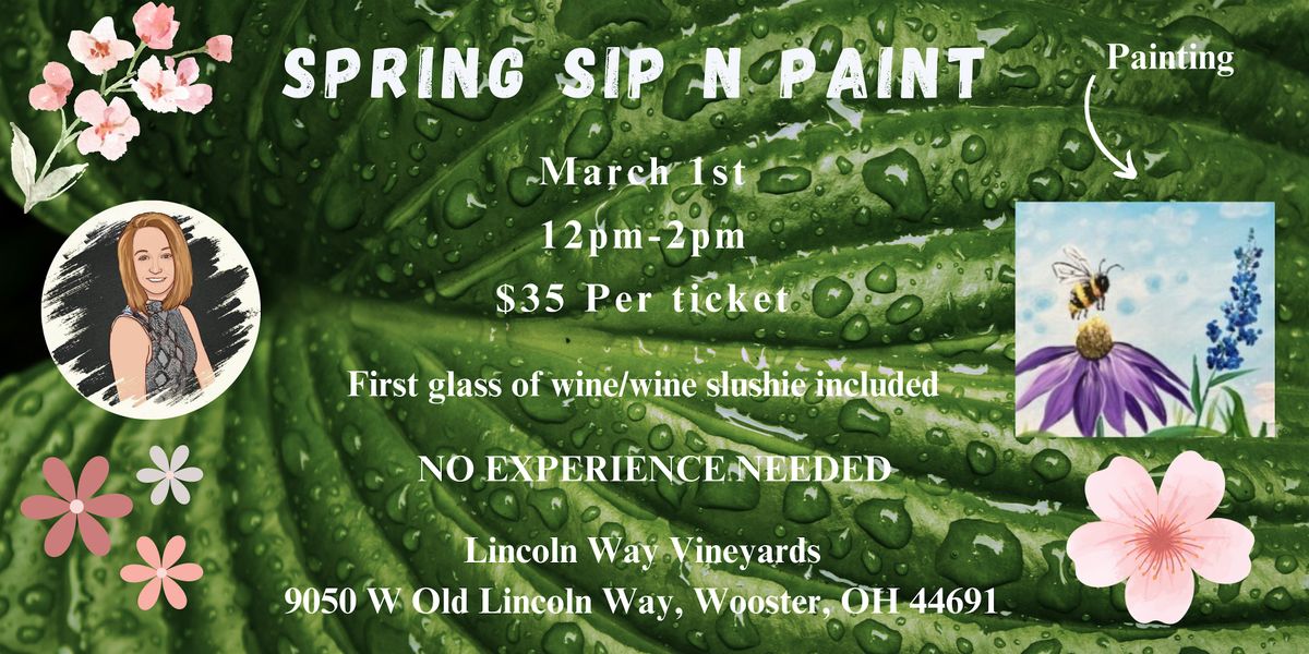 Spring Sip N Paint