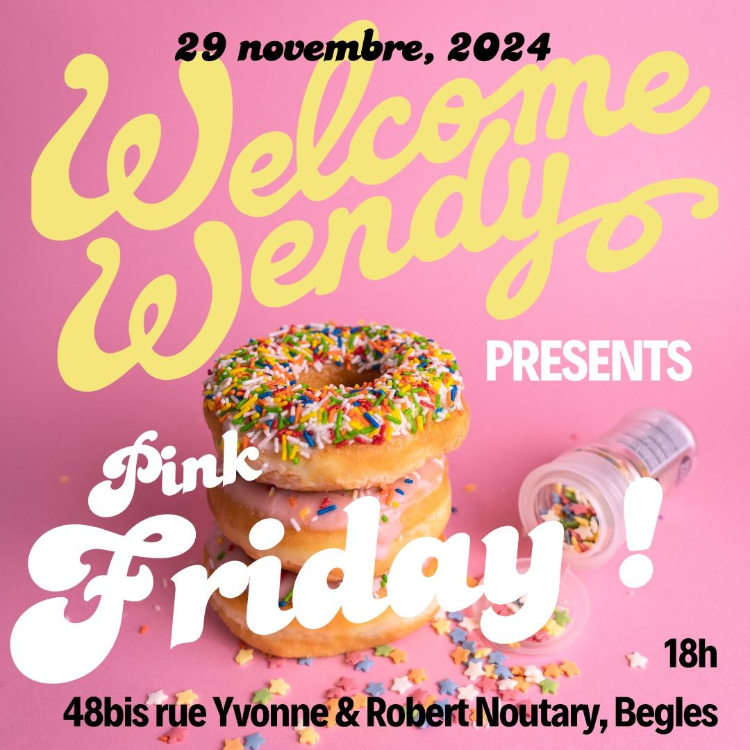 Pink Friday - apero & atelier serigraphie 