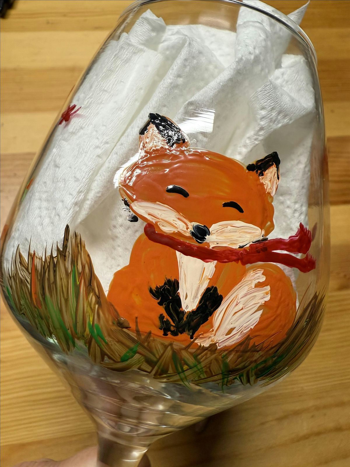 Friendsgiving Wine Glass Paint & Sip at Lucid Winery