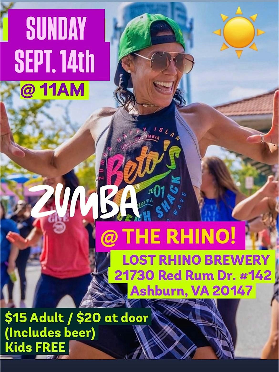 ZUMBA @ The Rhino! Outdoors