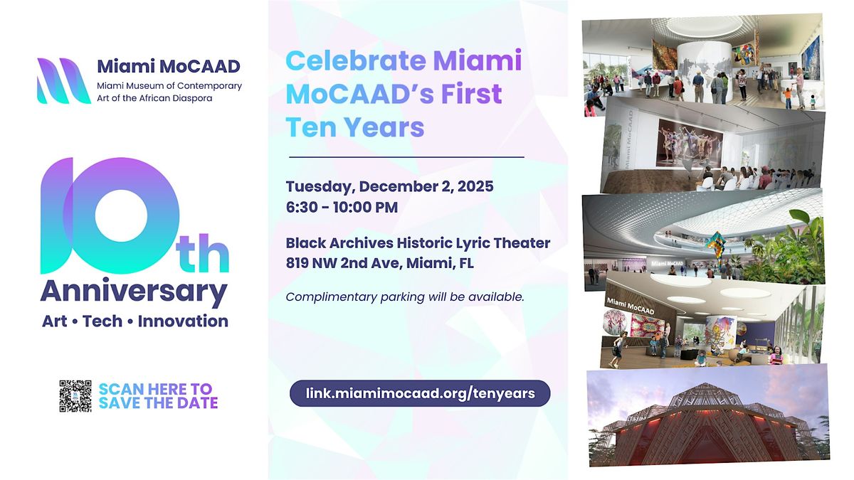 Save the Date: Celebrate Miami MoCAAD\u2019s First Ten Years