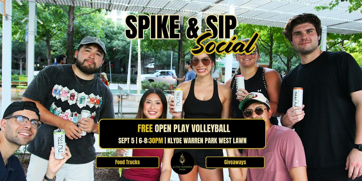 Spike & Sip Social - Sept 5