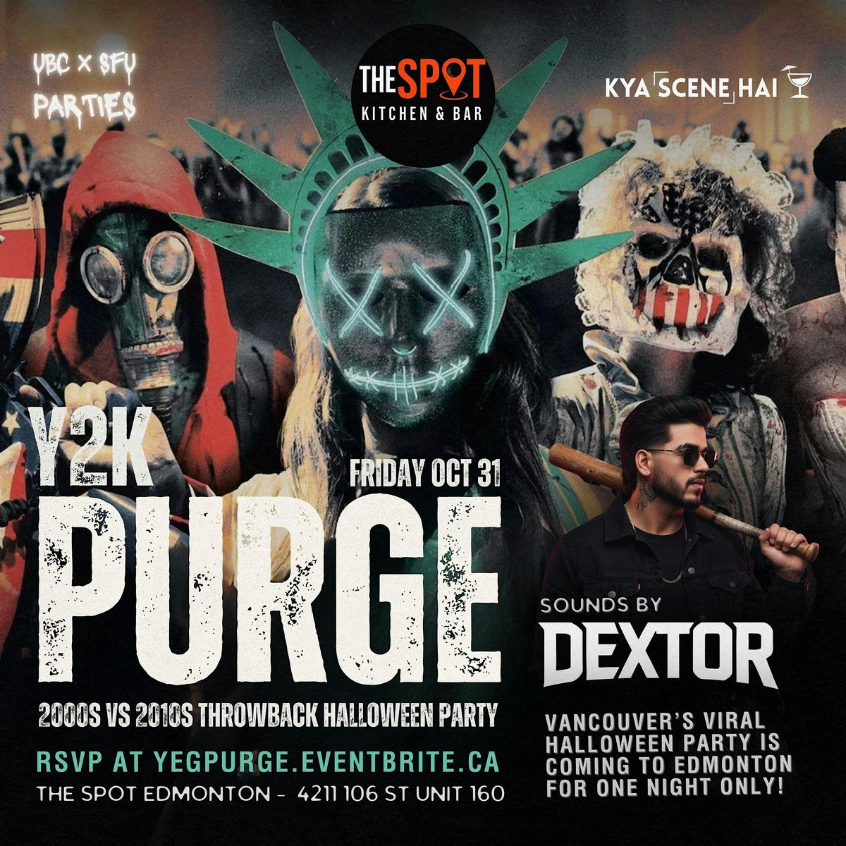 EDMONTON Y2K PURGE: 2000s vs 2010s Throwback Halloween