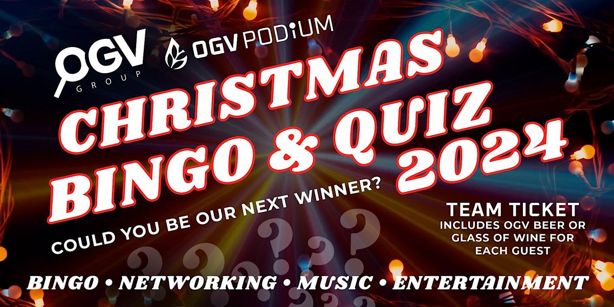 OGV Group Christmas Bingo & Quiz Night