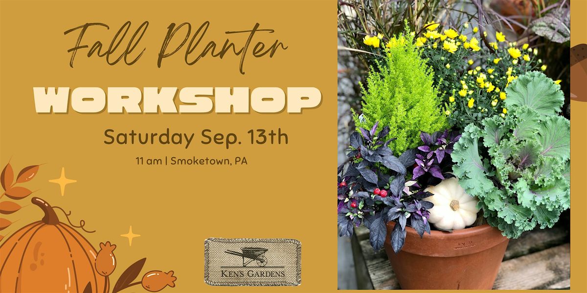 Fall Planter Workshop (Smoketown Store)