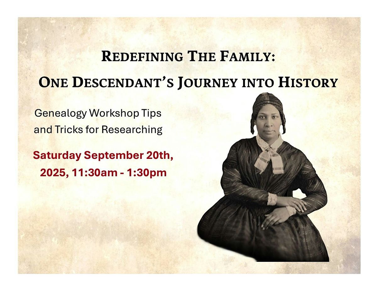 Genealogy Workshop: Tips and Tricks for Researching Your Family Tree