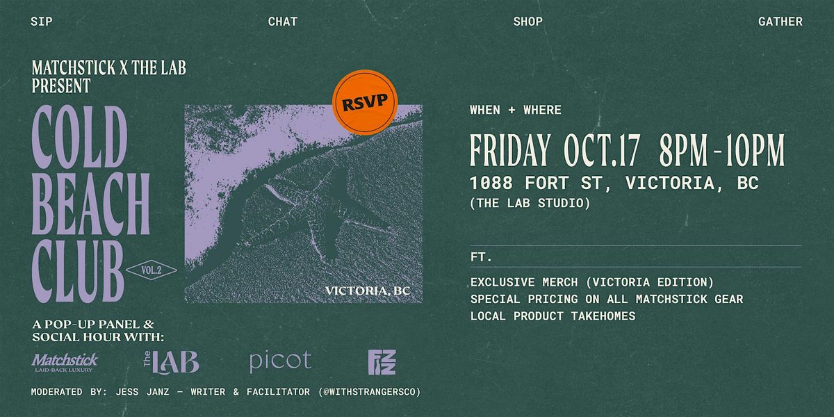 Cold Beach Club: Victoria \u2013 Presented by Matchstick x The Lab
