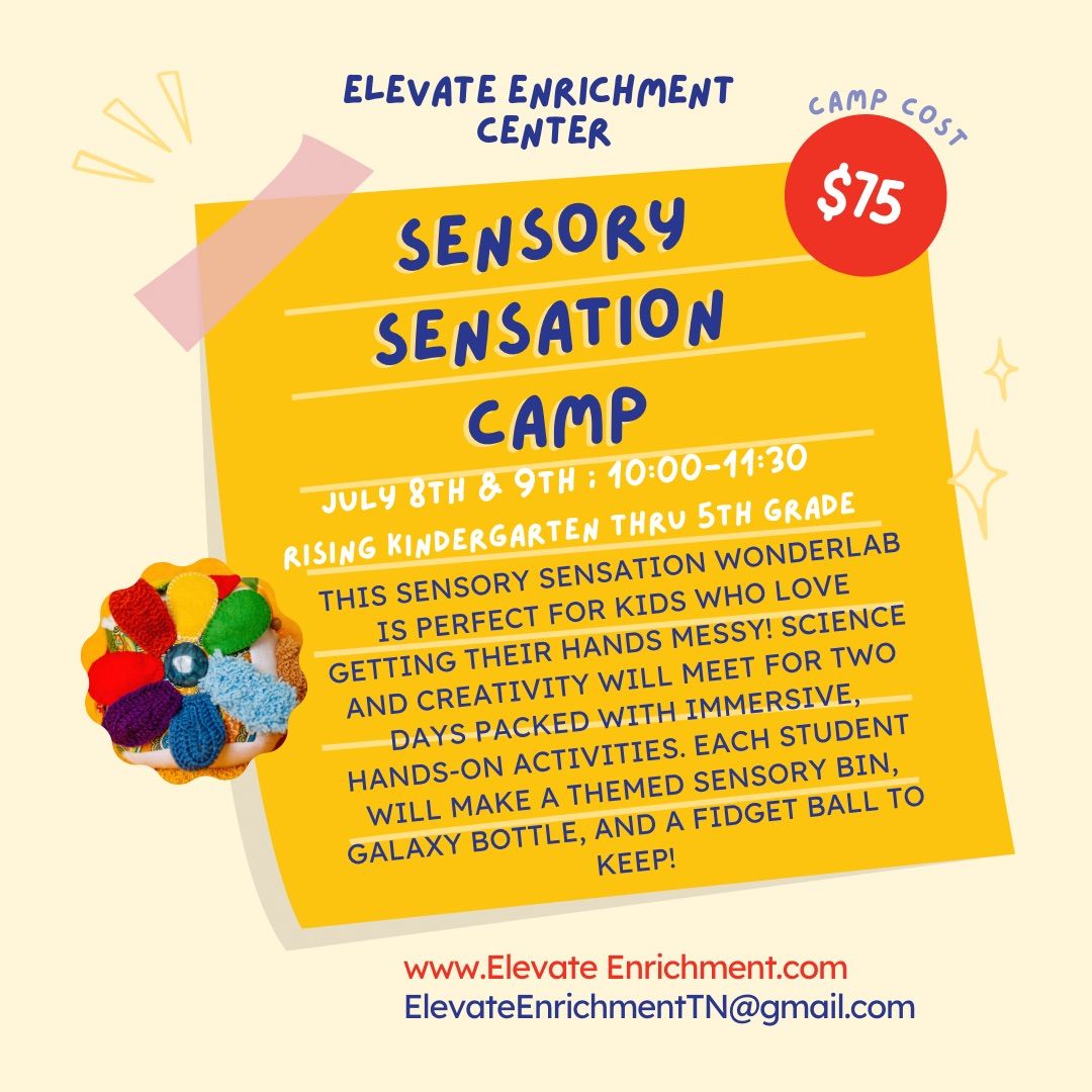 Sensory Sensation Camp! 