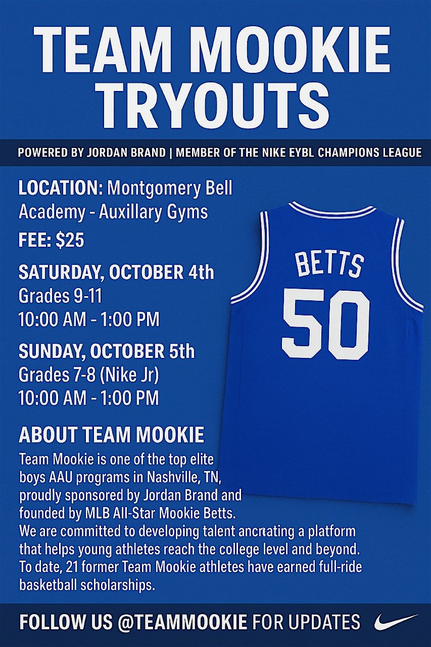 Team Mookie Tryouts