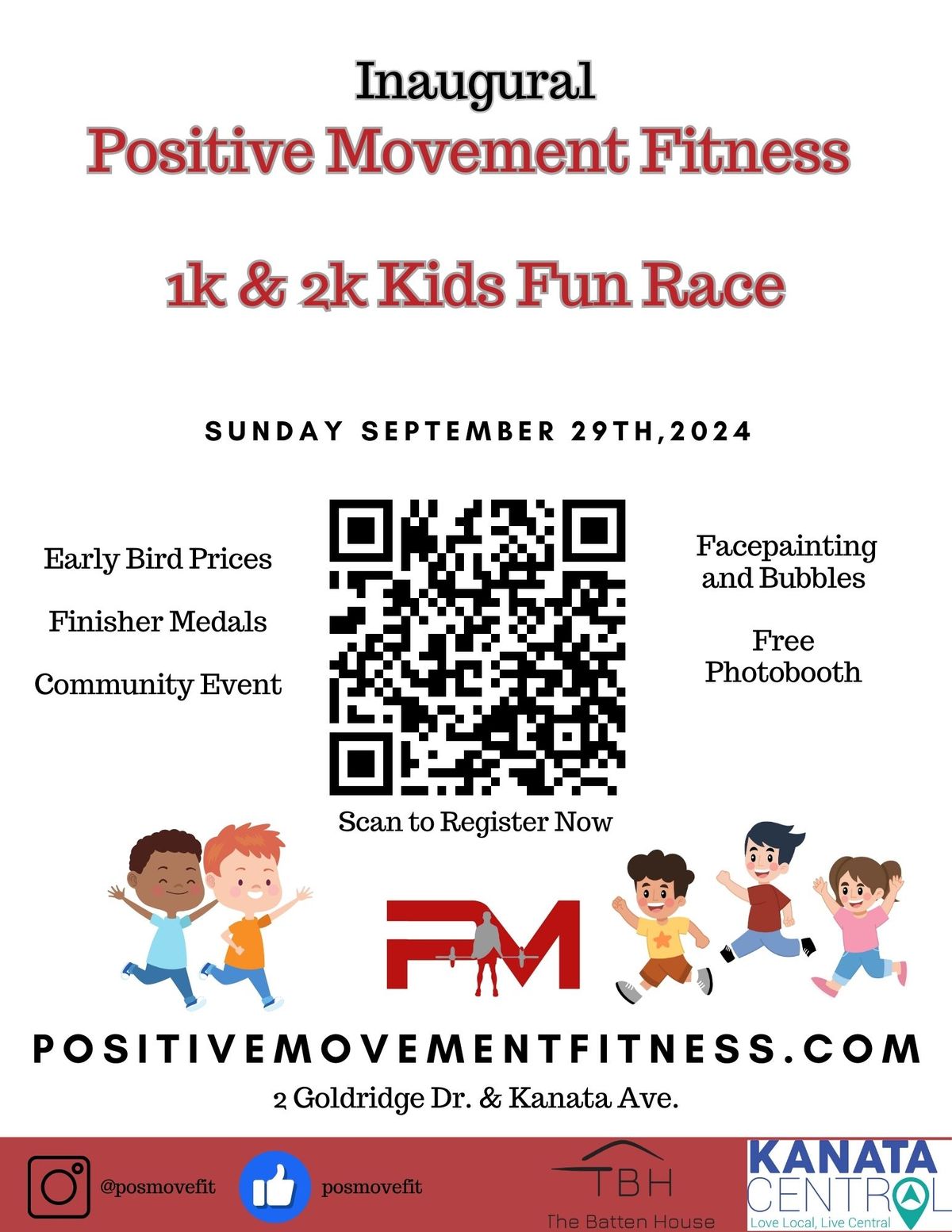 Positive Movement Fitness Kids 1K & 2K Fun Race 