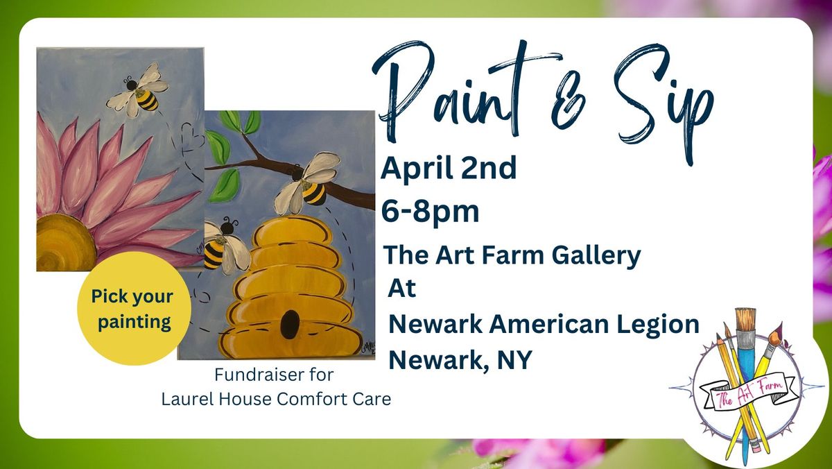 Bee Kind Painting Fundraiser for The Laurel House