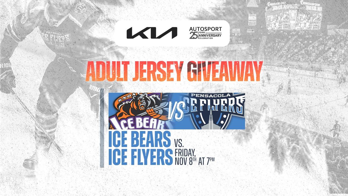 Adult Jersey Giveaway: Ice Flyers vs Ice Bears