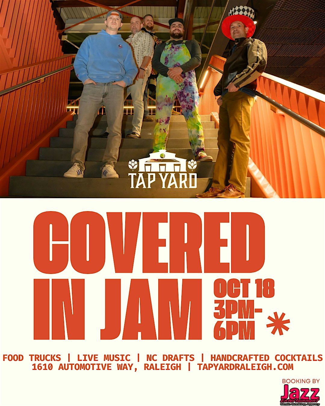 Covered in Jam LIVE @ Tap Yard