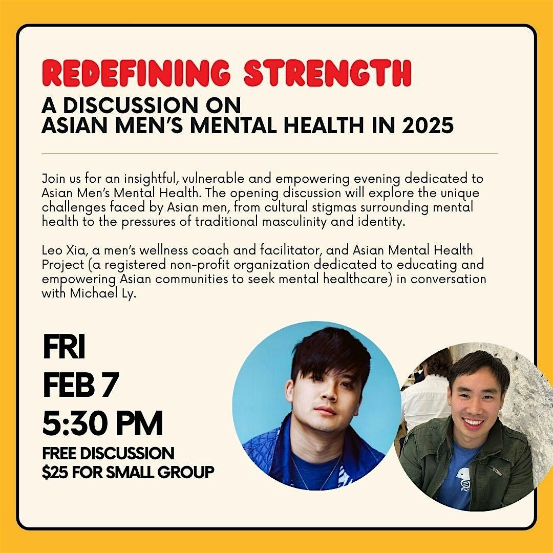 Redefining Strength: A Discussion on Asian Men\u2019s Mental Health in 2025