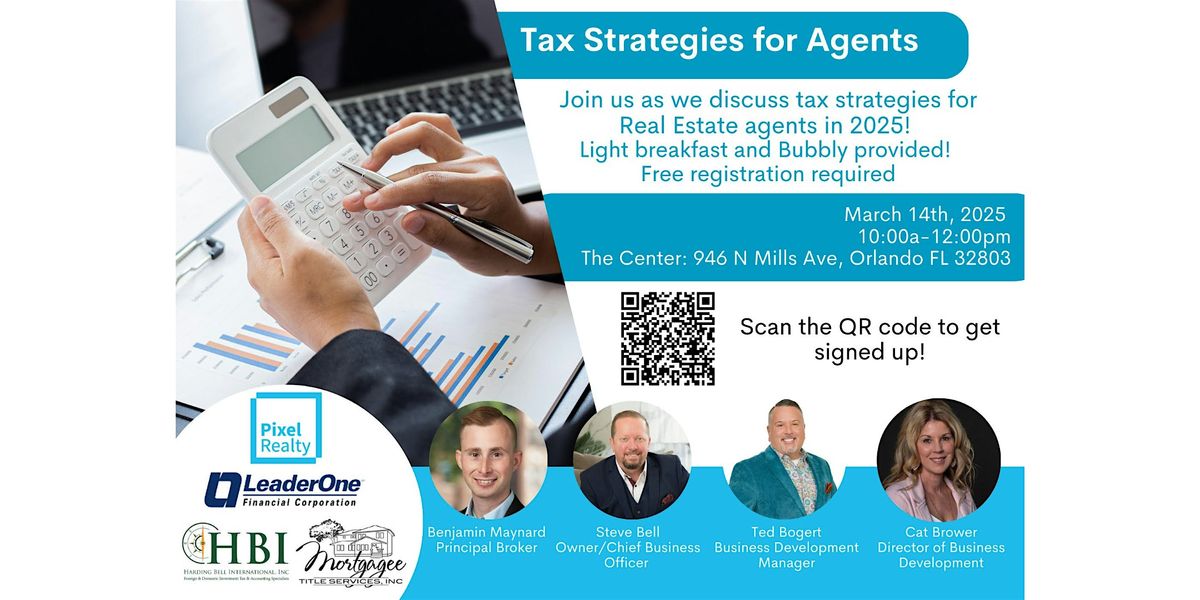 Tax Strategies for Real Estate Agents!