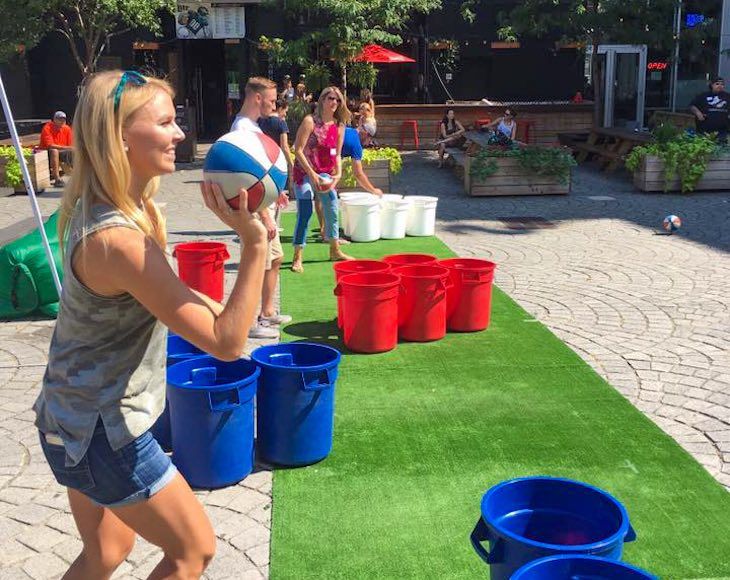 Parking Lot Pong Tournament