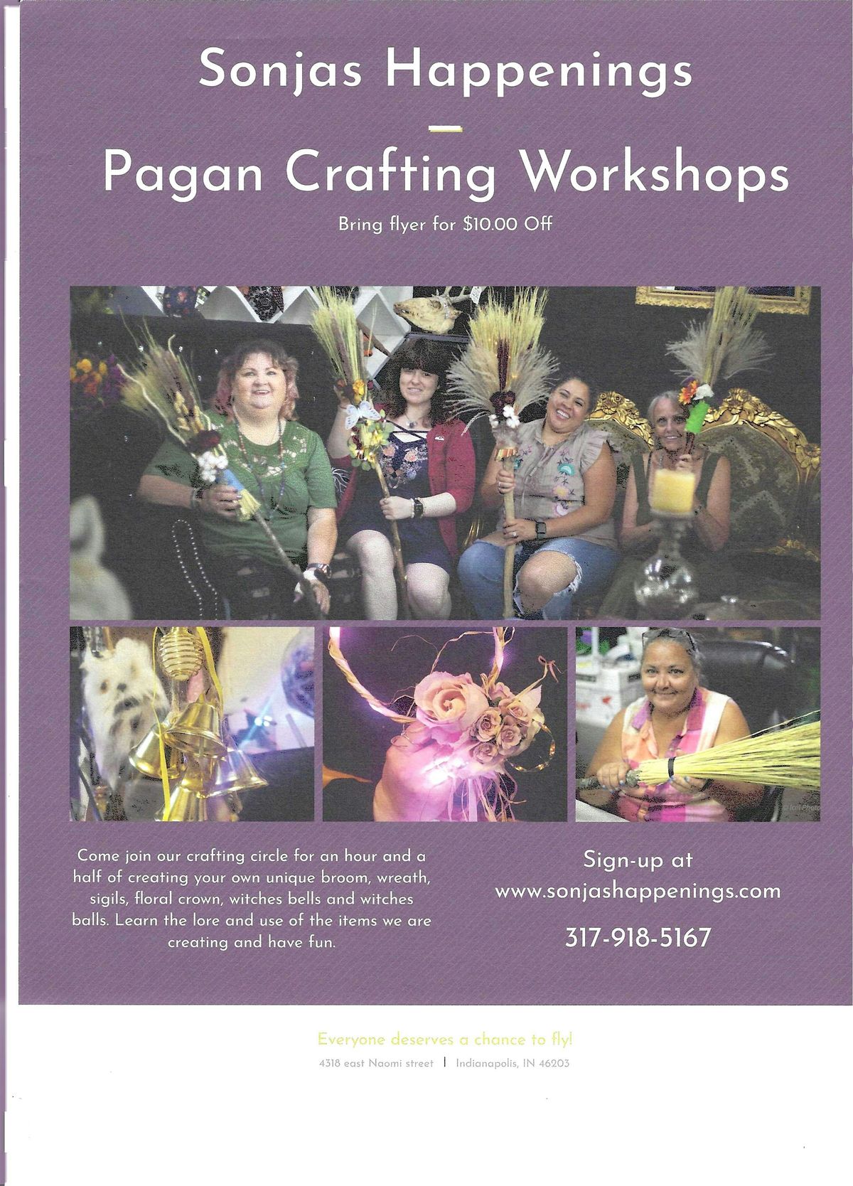 Pagan Crafting Broom Workshop