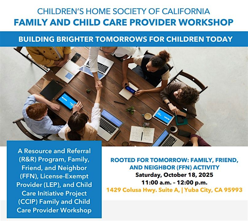 YC Rooted for Tomorrow: In-Person Activity for Parents & Providers