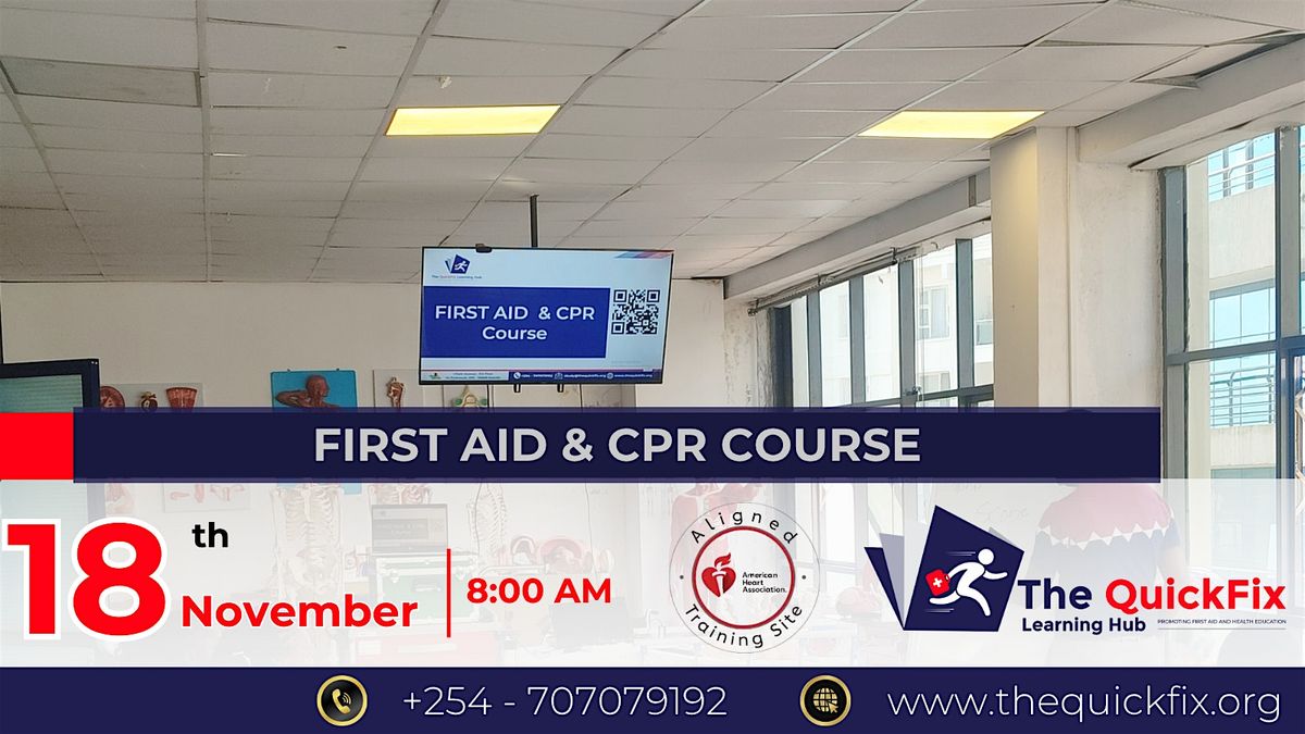 FIRST AID & CPR Course