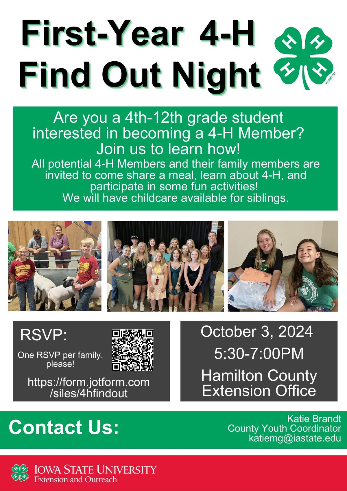 First-Year 4-H Find Out Night