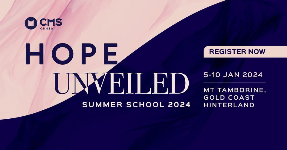 Summer School 2025, Mt Tamborine Conference Centre, 5 January to 10 January