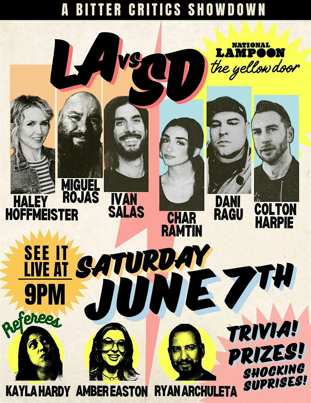 Comedy Showcase at National Lampoon: The Yellow Door Comedy Club