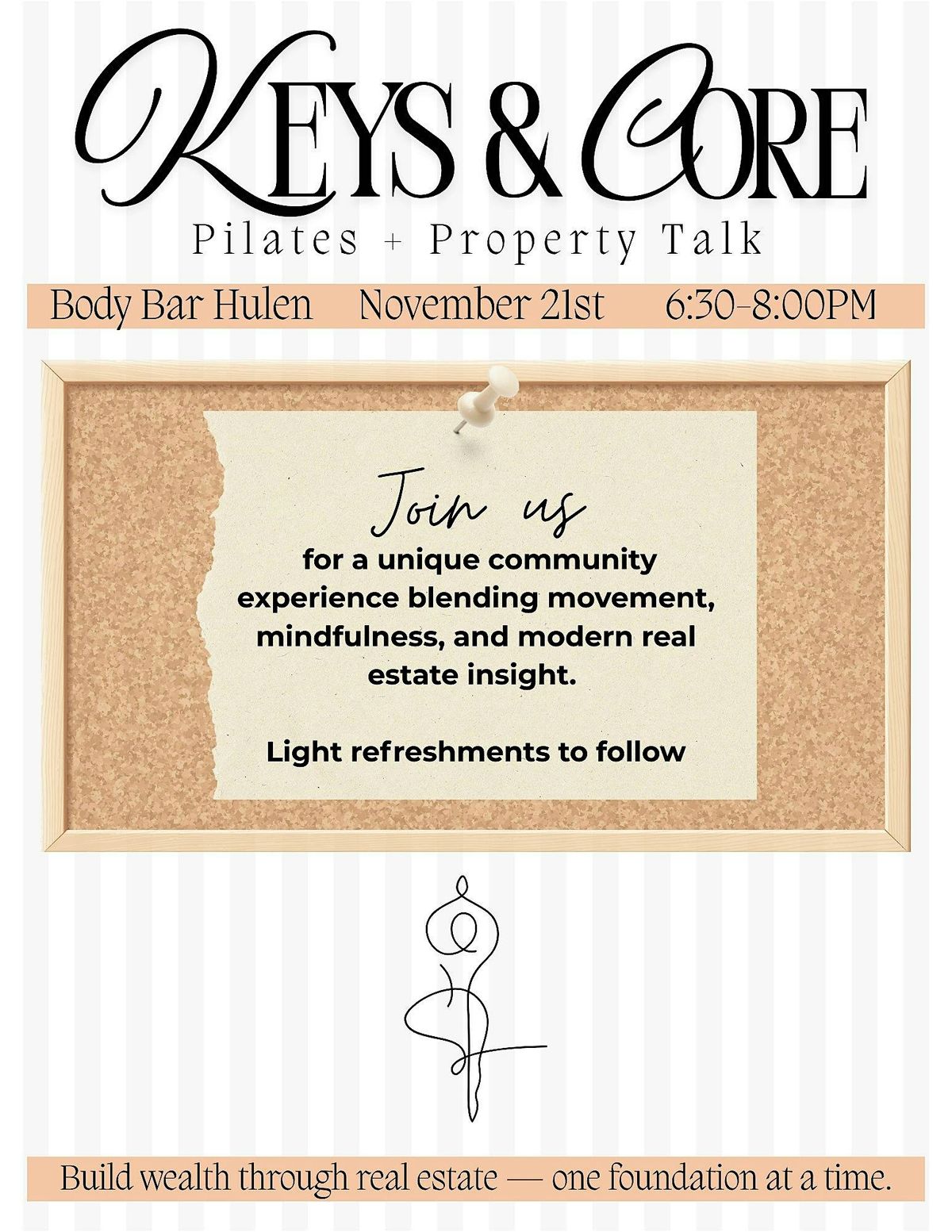 Keys & Core : Pilates + Property Talk