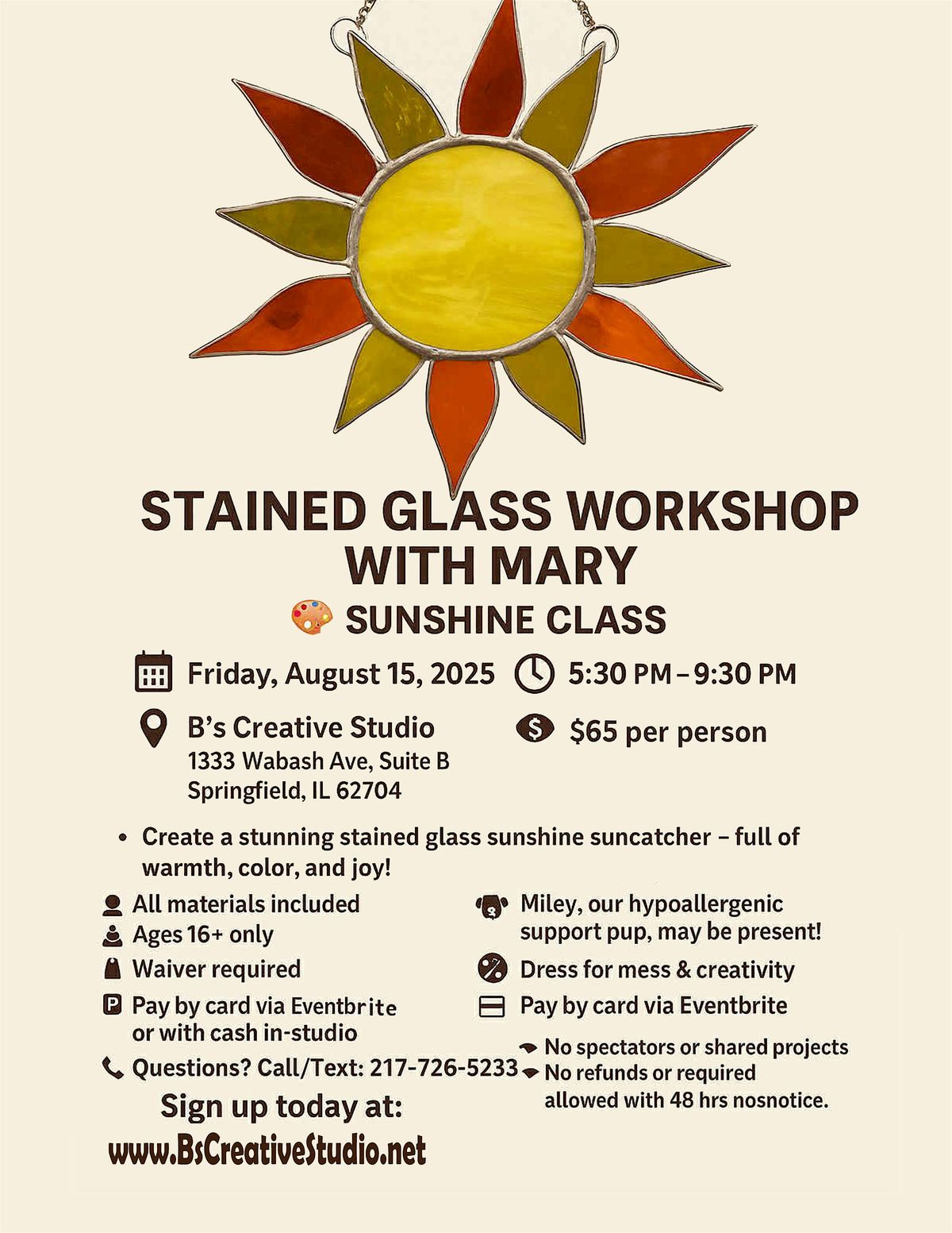 Stained Glass Sunshine