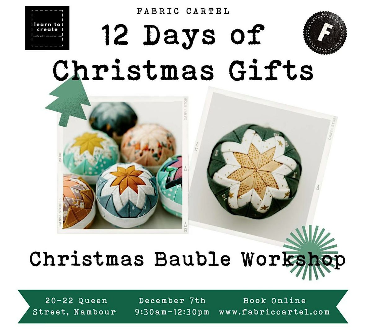 Christmas Bauble Workshop