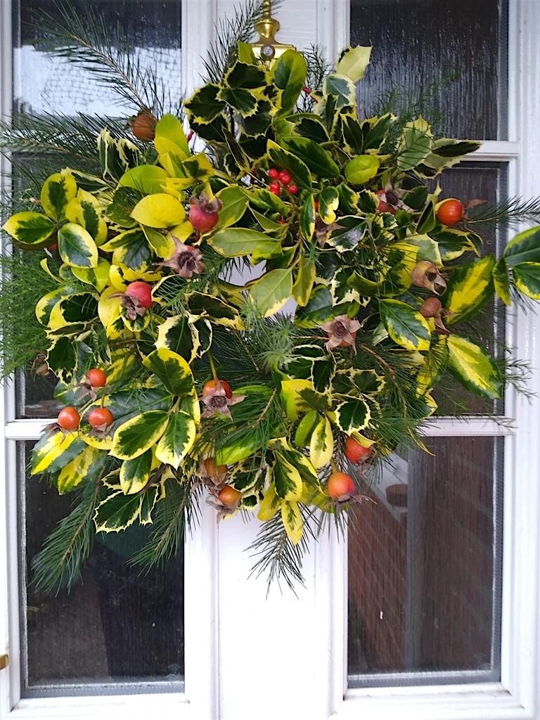 Christmas wreath making evening