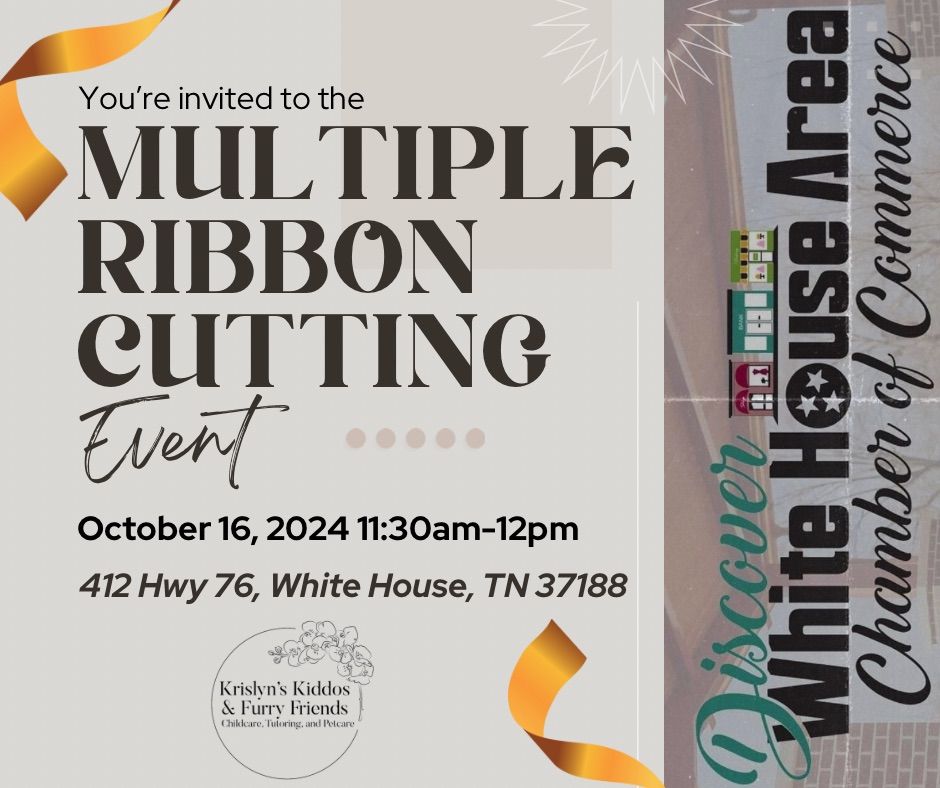 Multiple Ribbon Cutting with KK&FF + More!