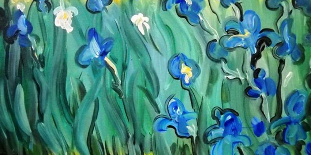 Vibrant Irises - Paint and Sip by Classpop!\u2122