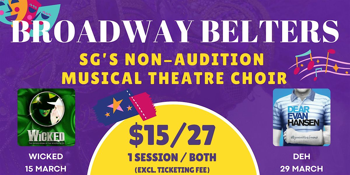 Broadway Belters: Session 1 & 2