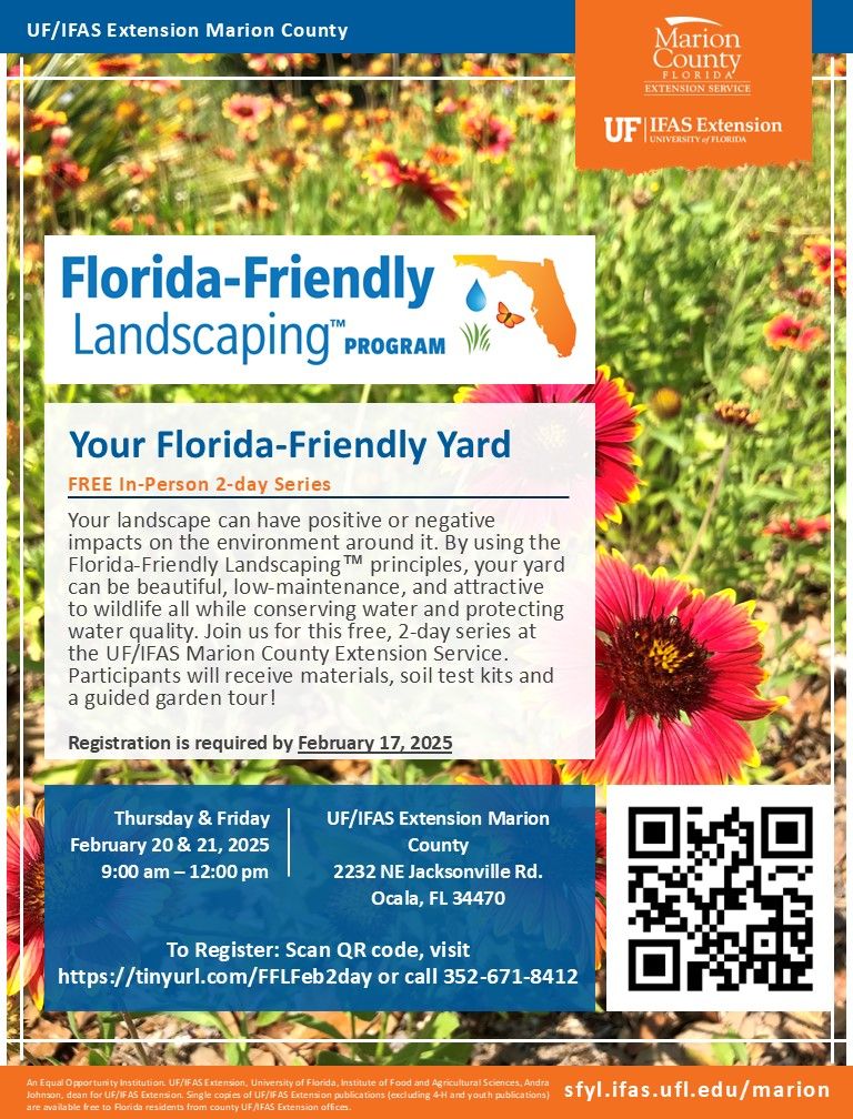 Your Florida-Friendly Yard 2-Day Series 