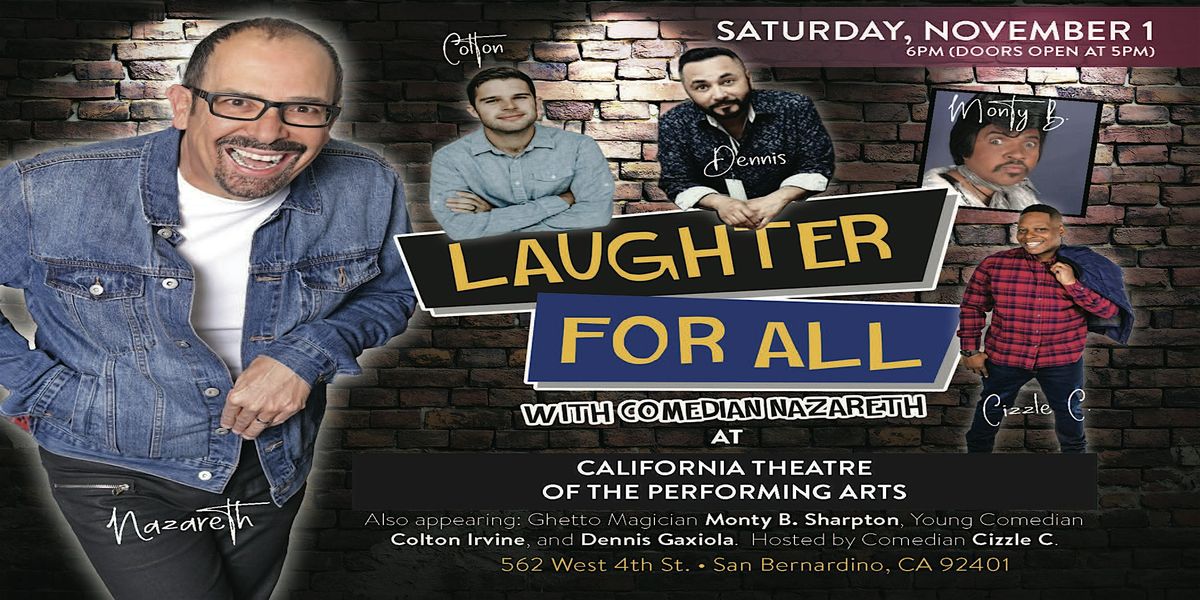 Laughter for All with Comedian Nazareth