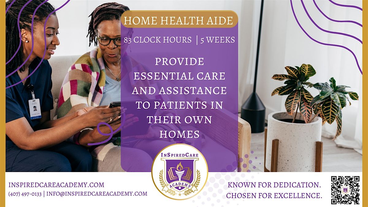 Home Health Aide Program- Get it done in 5 weeks!