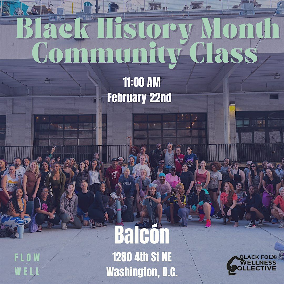 Black History Month: Community Yoga Class