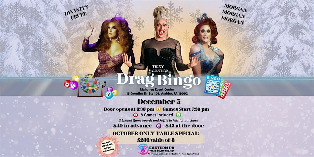Holiday Drag Bingo