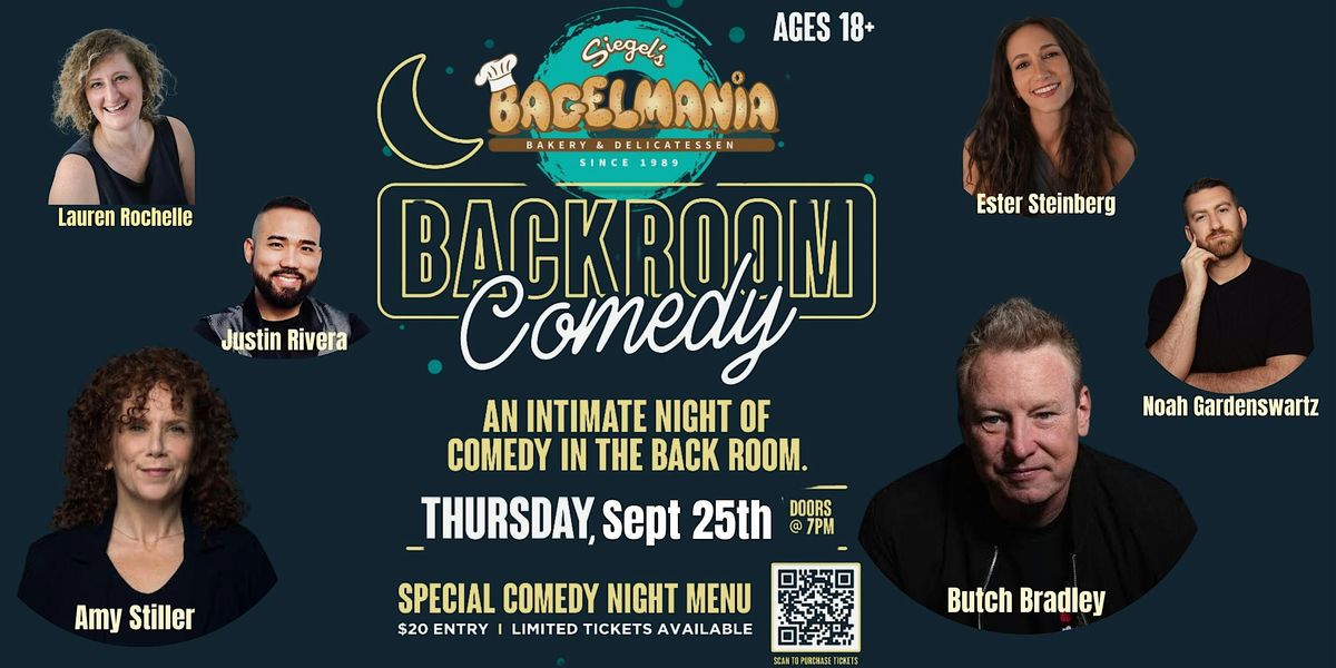 Bagelmania Backroom Comedy