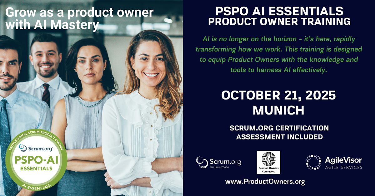 Professional Scrum Product Owner - AI Essentials (PSPO-AIE)