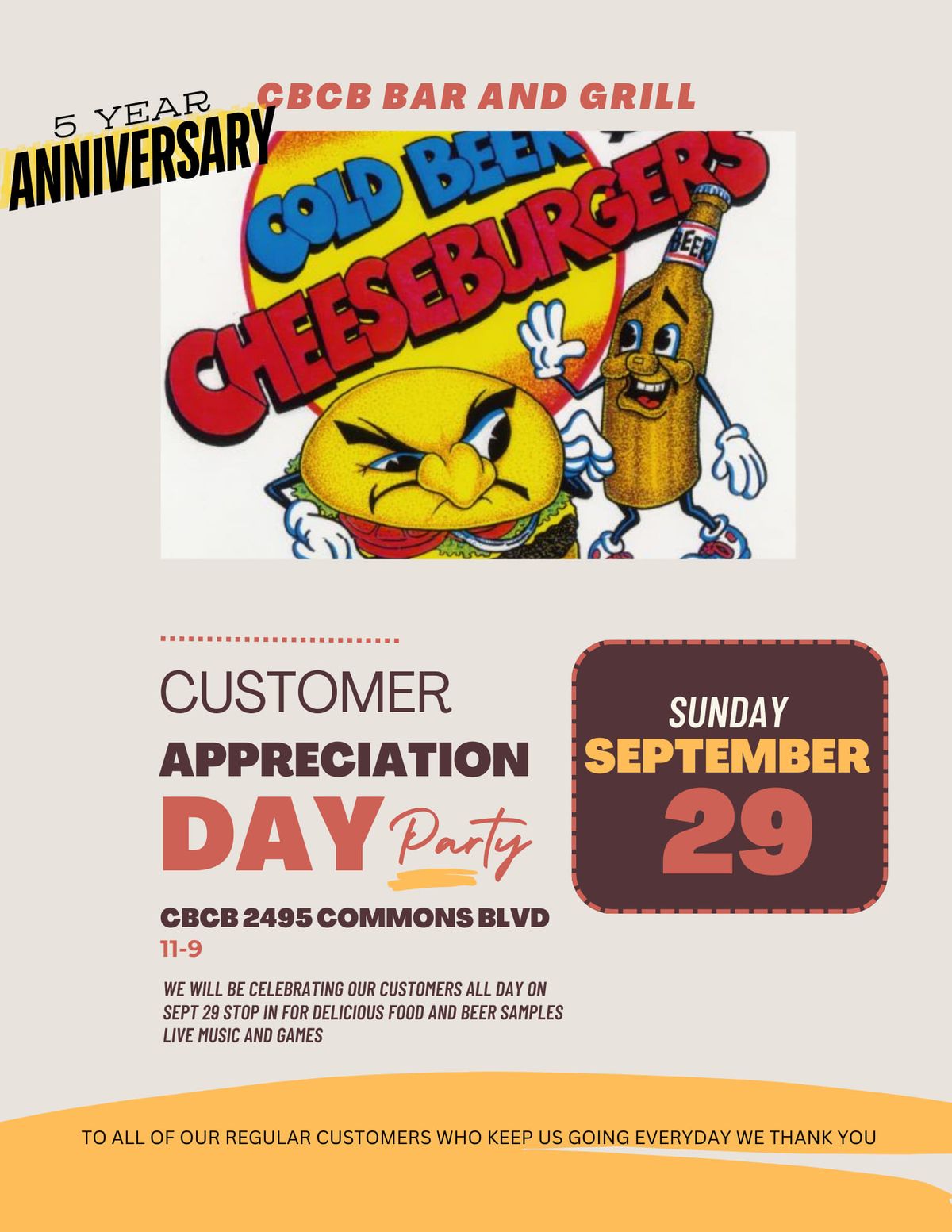 customer appreciation event 