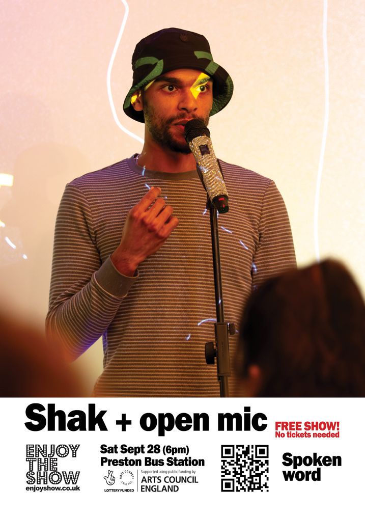 Shak + open mic (SPOKEN WORD)