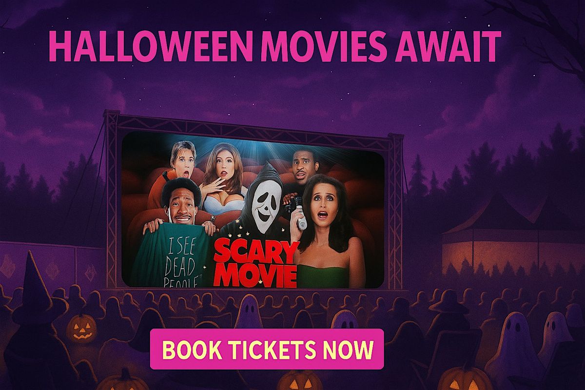 Scary movie Halloween Outdoor cinema at Worcester Racecourse